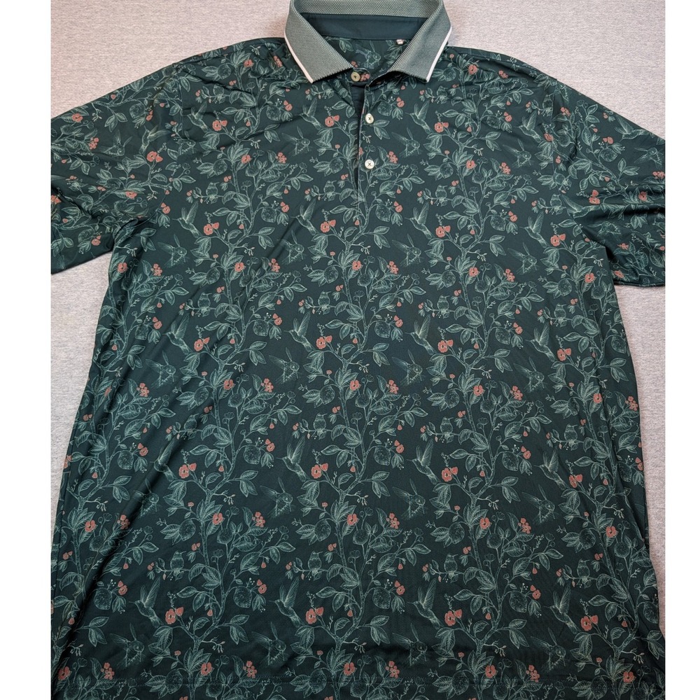 Puma MATTR Hummingbird Golf Polo Men's XL Green Terrain 632201-02